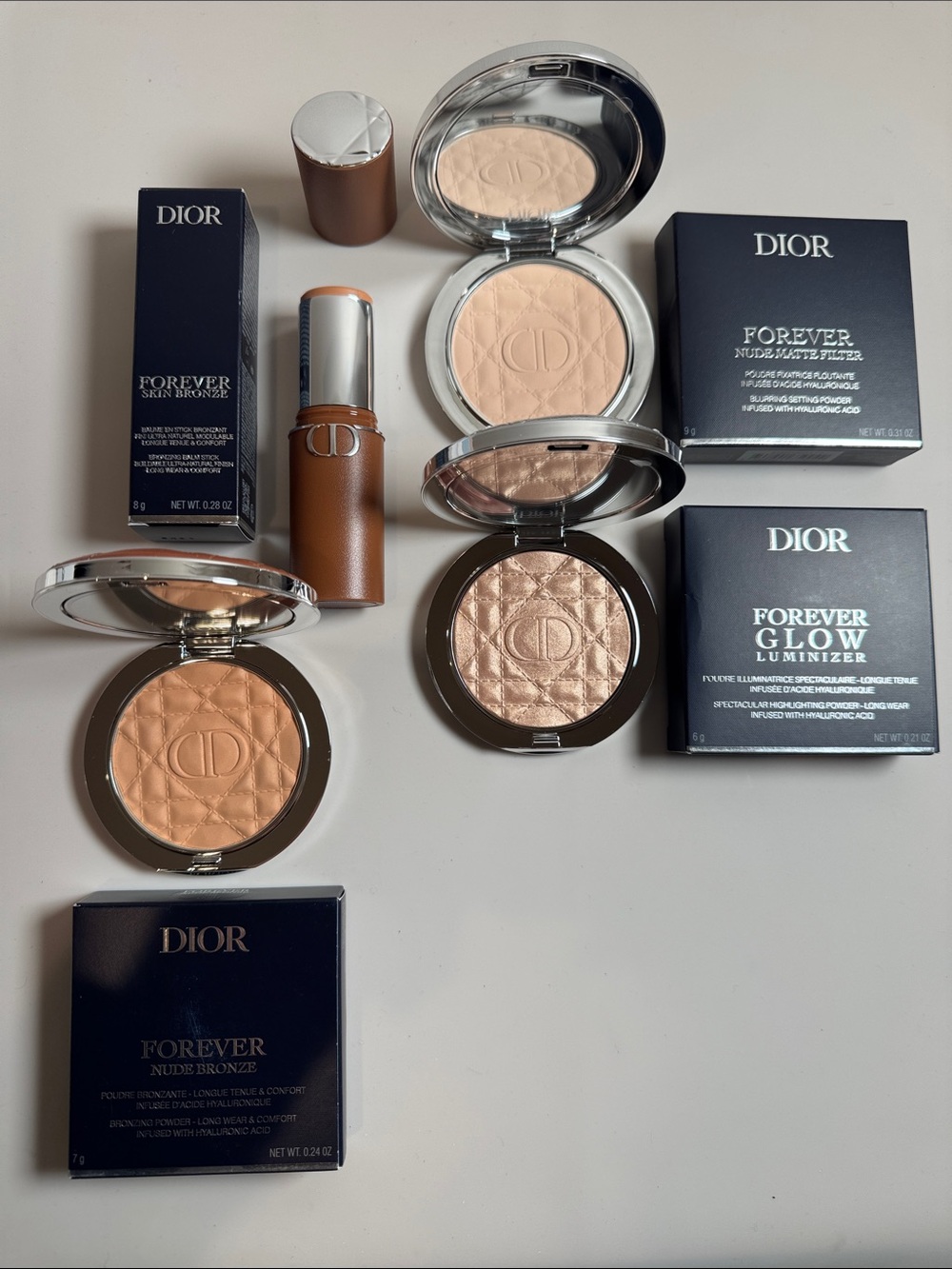 FOUR DIOR BEAUTY BRONZER & HIGHLIGHTER PRODUCT BUNDLE *NEW IN BOX*